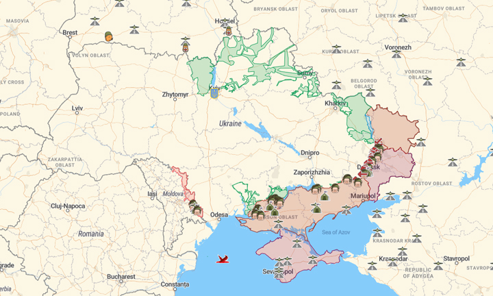 Institute for the Study of War, online map
