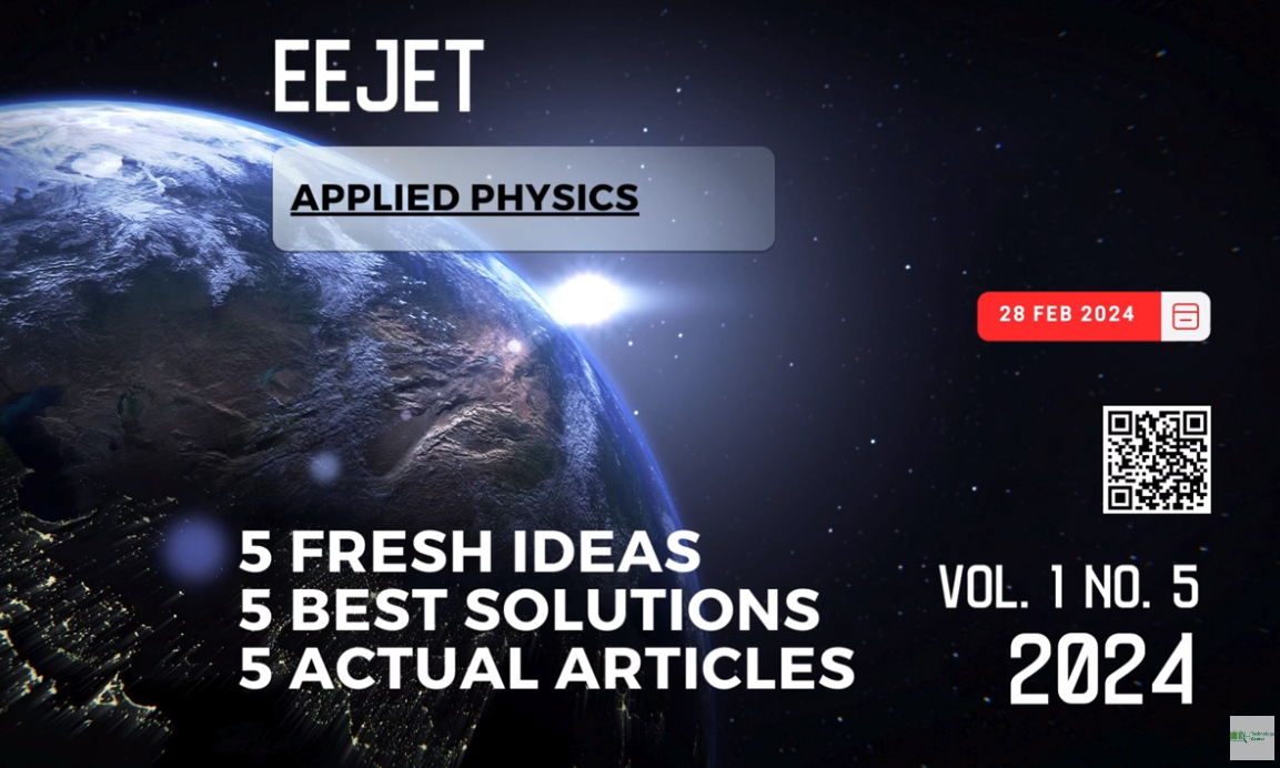 EEJET | Vol. 1 No. 5 (127) (2024) | Applied physics