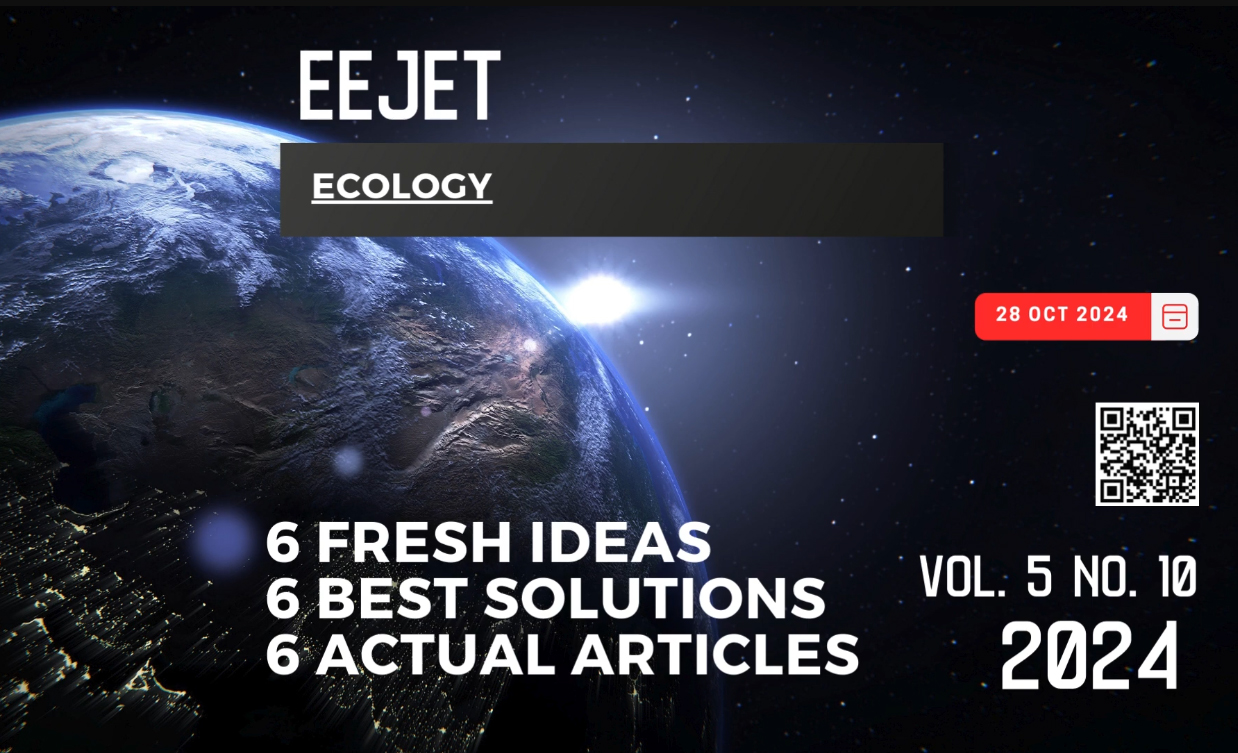 EEJET | Vol. 5 No. 10 (131) (2024) | Ecology