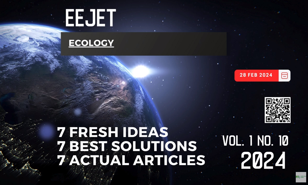 EEJET | Vol. 1 No. 10 (127) (2024) | Ecology